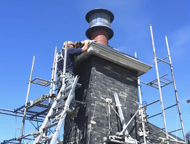 Sturdy chimney crown finished by Stamford Chimney Sweep in Stamford, CT