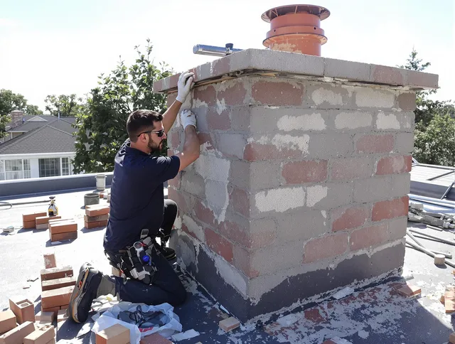 Advanced chimney repair process by Stamford Chimney Sweep in Stamford, CT