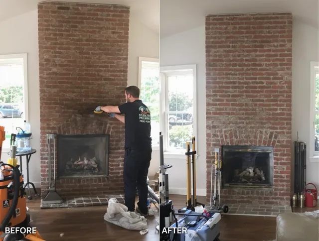 Finished chimney sweeping service by Stamford Chimney Sweep in Stamford, CT
