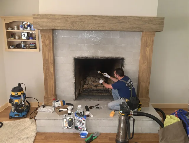Detailed creosote removal process by Stamford Chimney Sweep in Stamford, CT