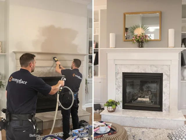Professional soot removal by Stamford Chimney Sweep team in Stamford, CT